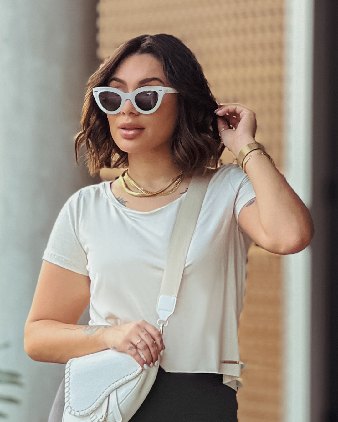 BLUSA ROSANA MANGA CURTA VISCO