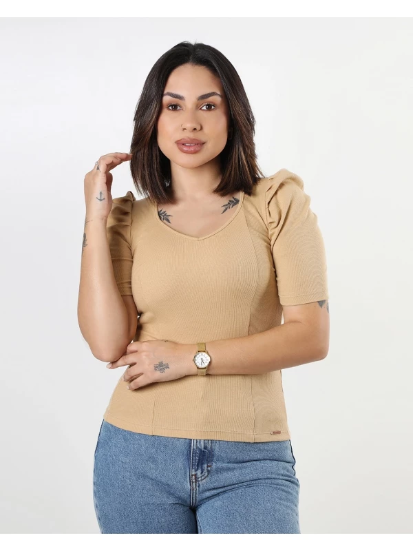 BLUSA CARMEN MANGA CURTA TOPAZE