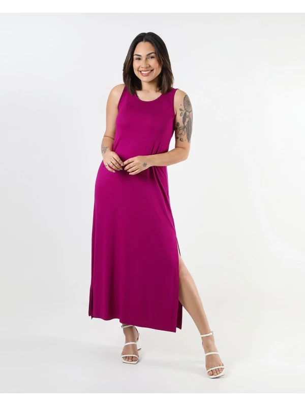 VESTIDO ADELINE MANGA CURTA VISCOLYCRA