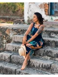 VESTIDO ADELINE MANGA CURTA VISCOLYCRA ESTAMPADO 