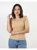 BLUSA CARMEN MANGA CURTA TOPAZE