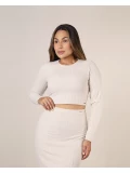 CROPPED MOANA SENSORIAL MANGA LONGA 