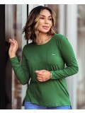 BLUSA VIVIANE MANGA LONGA VISCOLYCRA