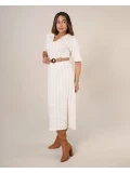 VESTIDO BIA TRICÔ RESORT MEIA MANGA 